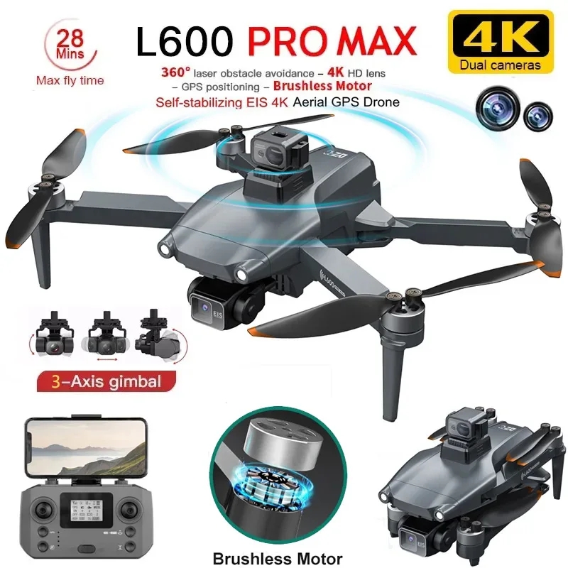 Drone Gps Module - L600 PRO MAX GPS Drone Profesyonel