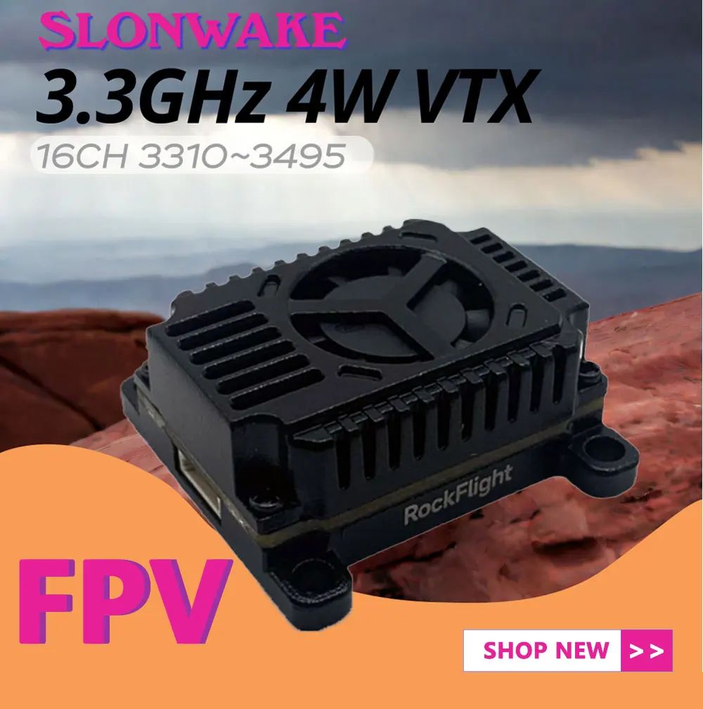 SLONWAKE FPV 3.3G 16CH 4000mW  - Drone Frame incelemesi ve fiyatı
