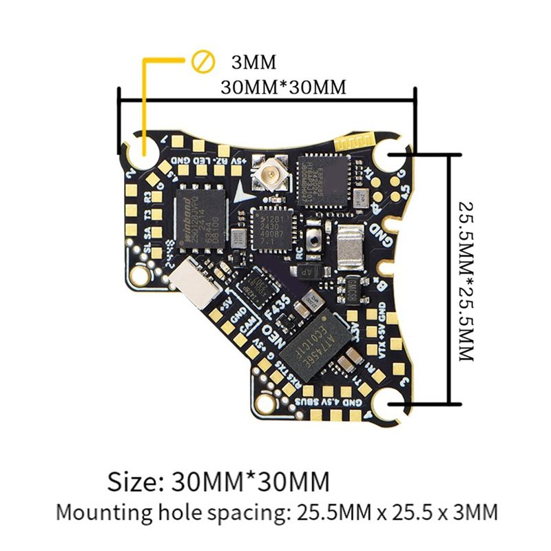 FBIL-F435 NEO 1S AIO Uçuş Kont - Drone Esc incelemesi ve fiyatı