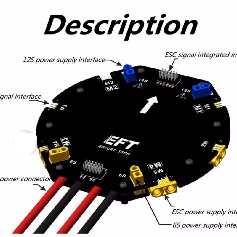 EFT Büyük Akım Güç Dağıtım Kar - Drone Battery incelemesi ve fiyatı