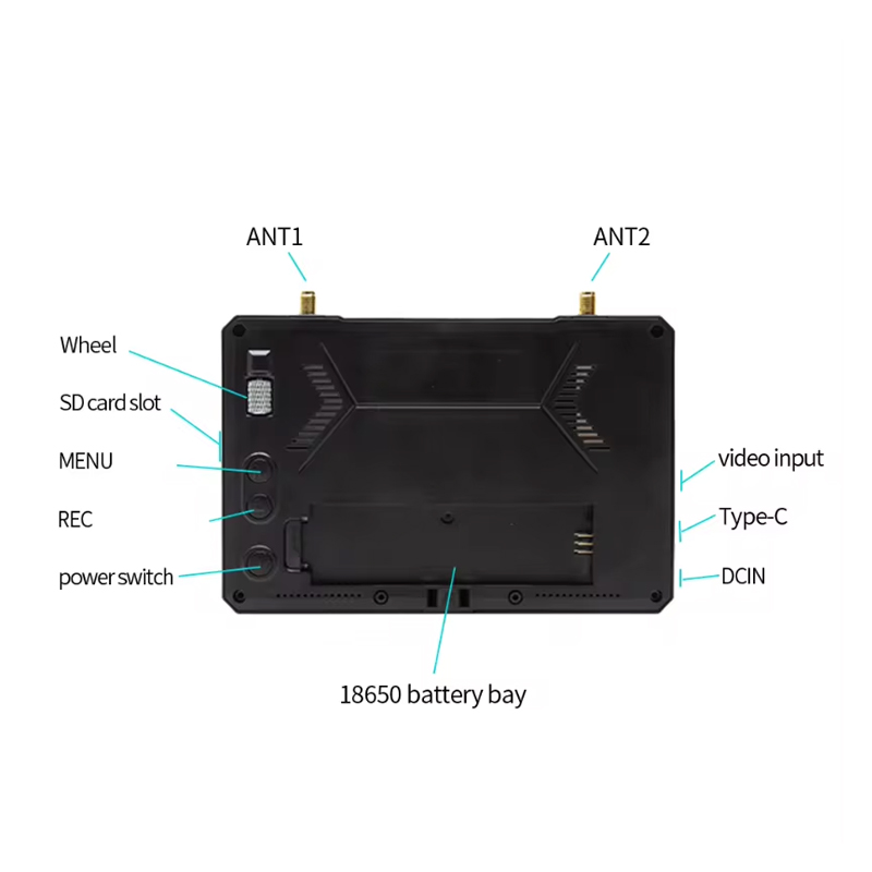 SKYZONE M5 FPV Monitör 5 İnç L - Drone Compass incelemesi ve fiyatı