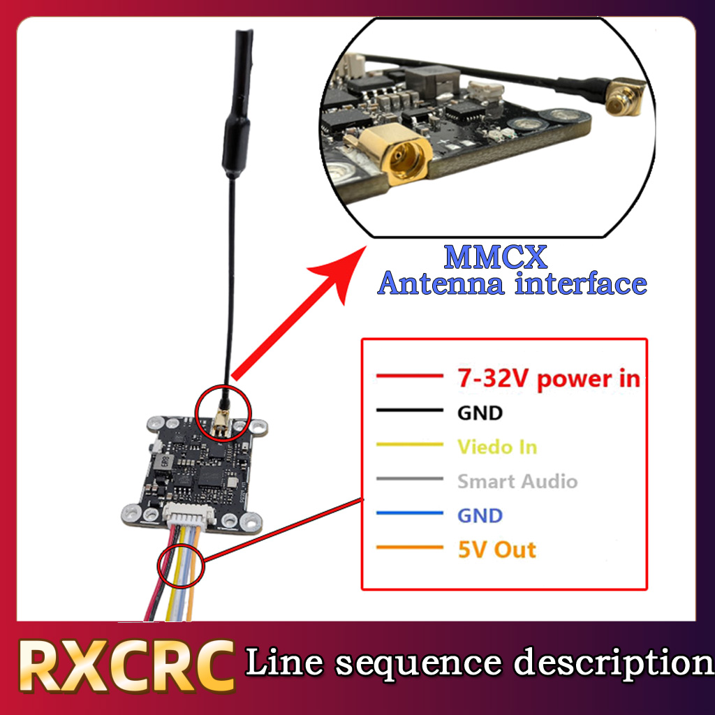 RXCRC 5.8G Modülü 48CH 1.6W VT - Drone Frame incelemesi ve fiyatı